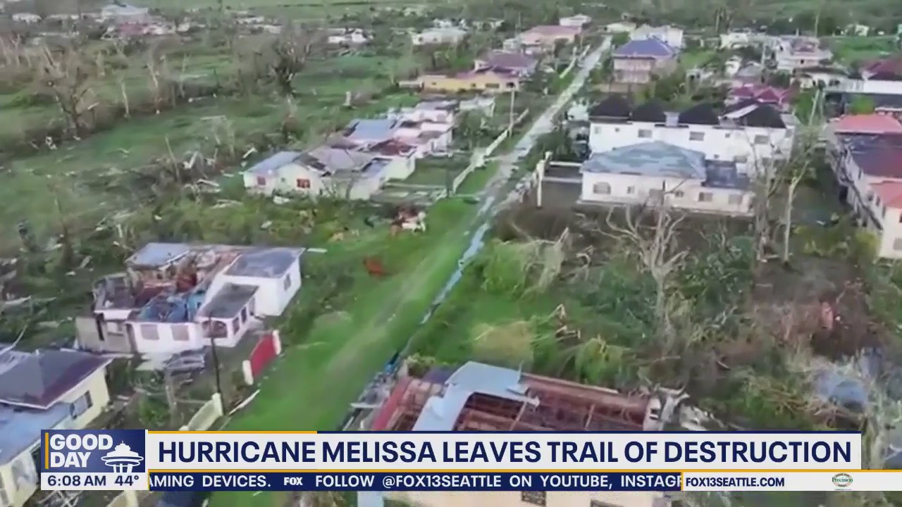 Hurricane Melissa leaves trail of destruction