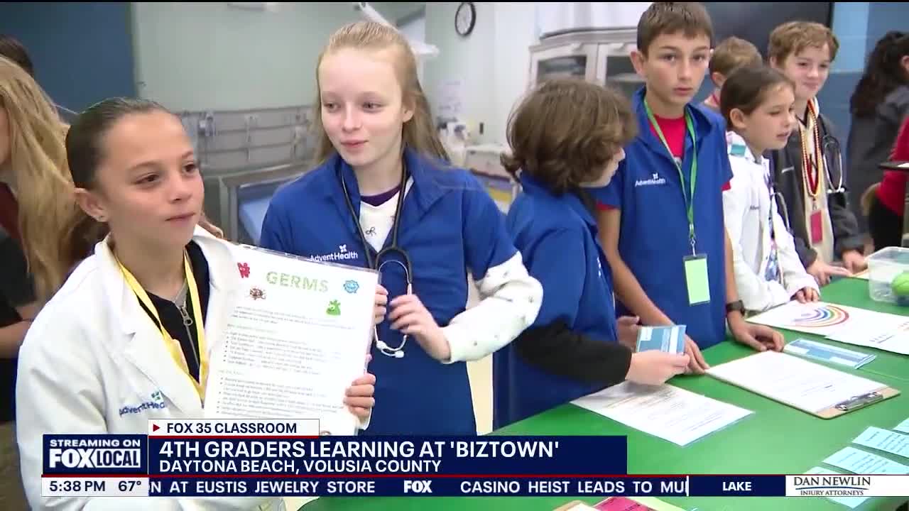 Tomoka Elementary students step into adult roles at 'BizTown'