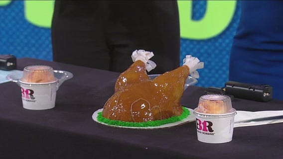 Baskin-Robbins 'Turkey Cake' with fixin's