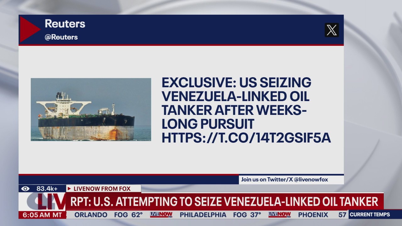 US attempting to seize Venezuelan linked oil tanker