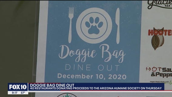 Proceeds from dozens of Arizona restaurant take out orders to benefit Humane Society