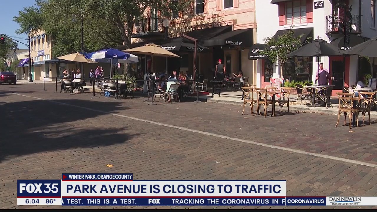 Park Avenue closed down for added dining space
