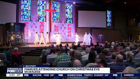 Christmas Eve service in Milwaukee