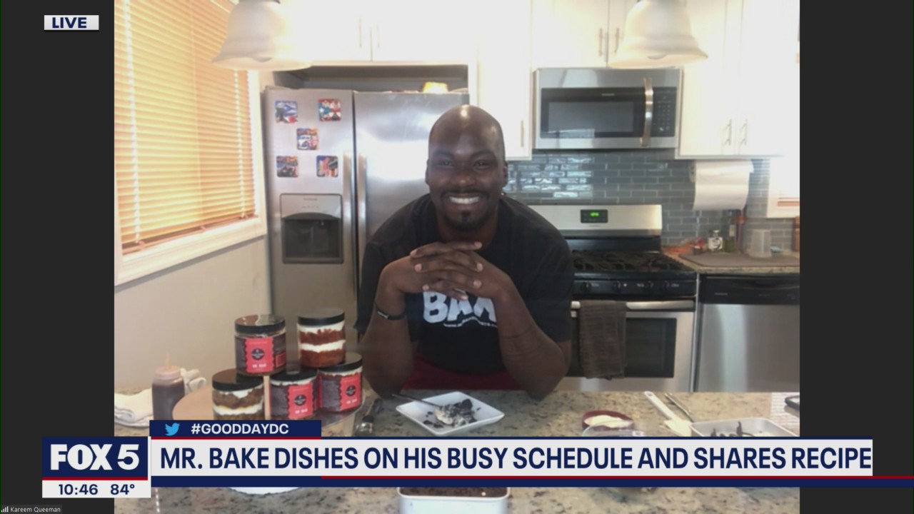 Mr.Bake dishes on his busy schedule and share recipe