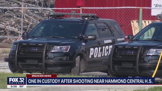 Person of interest in custody after shooting near Hammond high school