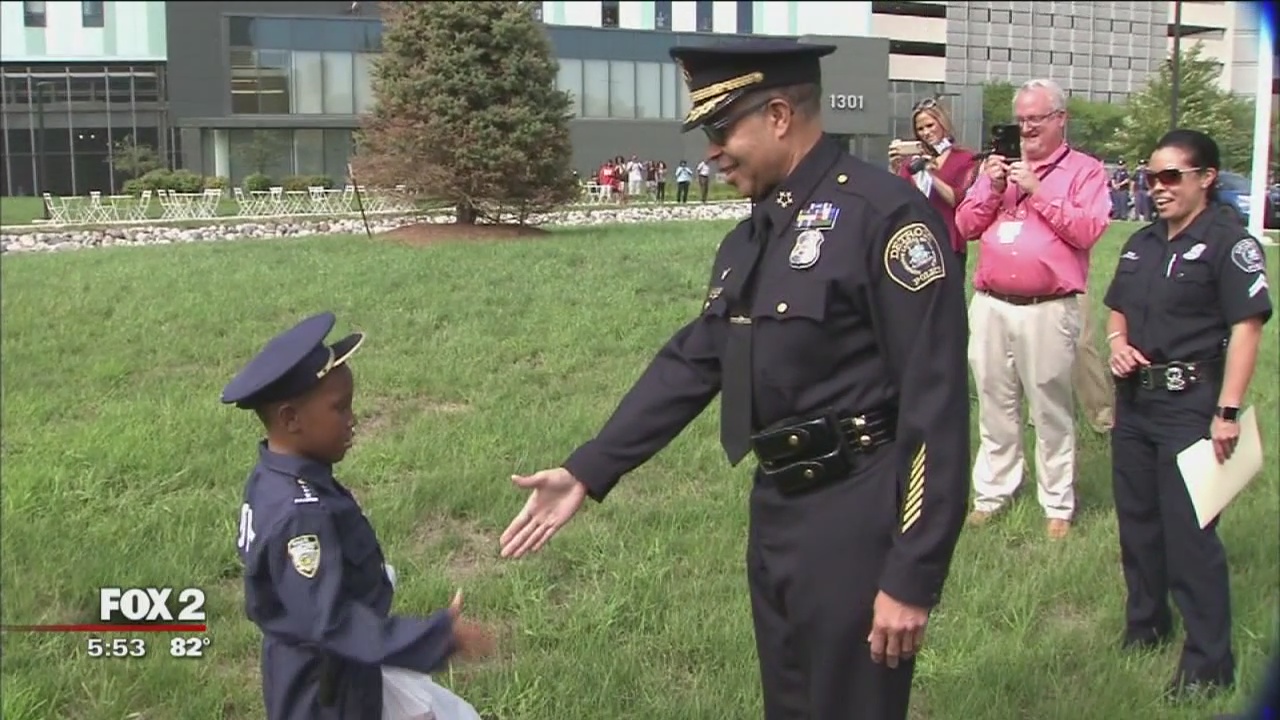 7-year-old cancer survivor with sickle cell disease named Chief of the Day