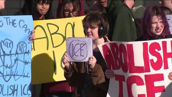 Wauwatosa East students walk out to protest ICE 