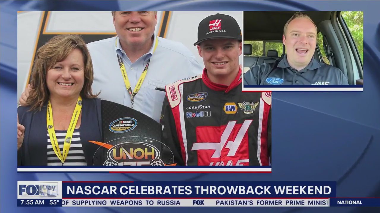 NASCAR celebrates throwback weekend