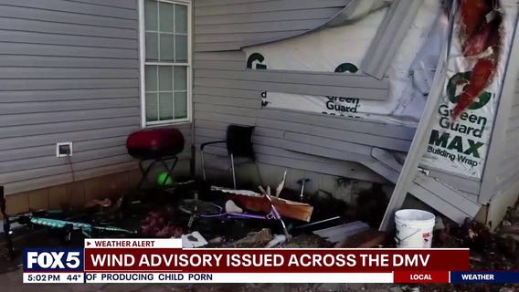 Wind advisory issued across DMV