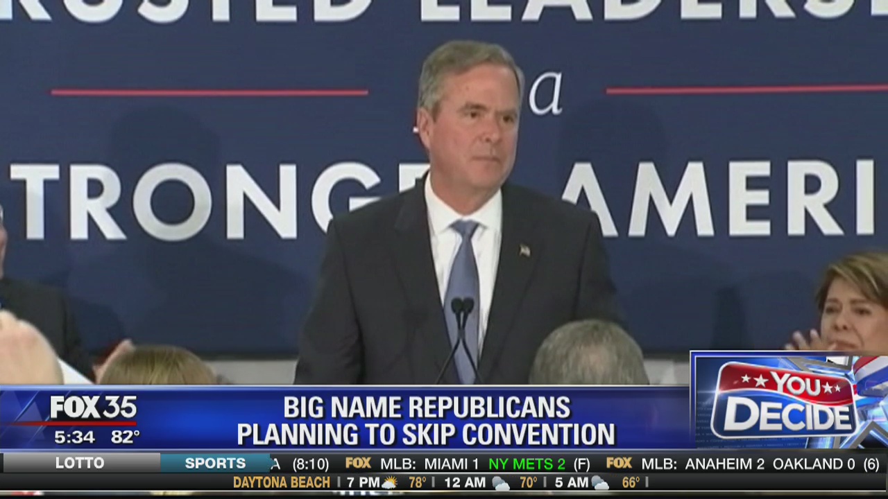 Bush and other Republican will skip convention