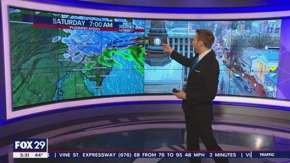 Weather Authority: 5 p.m. Friday forecast