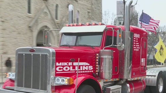 The Road to November: Candidate arrives to qualifying in Big Rig