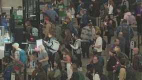 Holiday travelers heading home