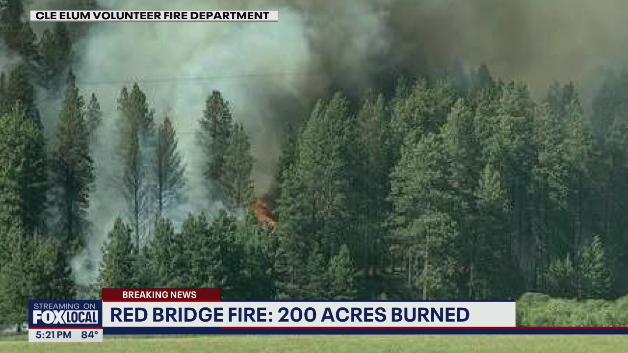 Evacuation orders as Red Bridge fire burns in Cle Elum, WA