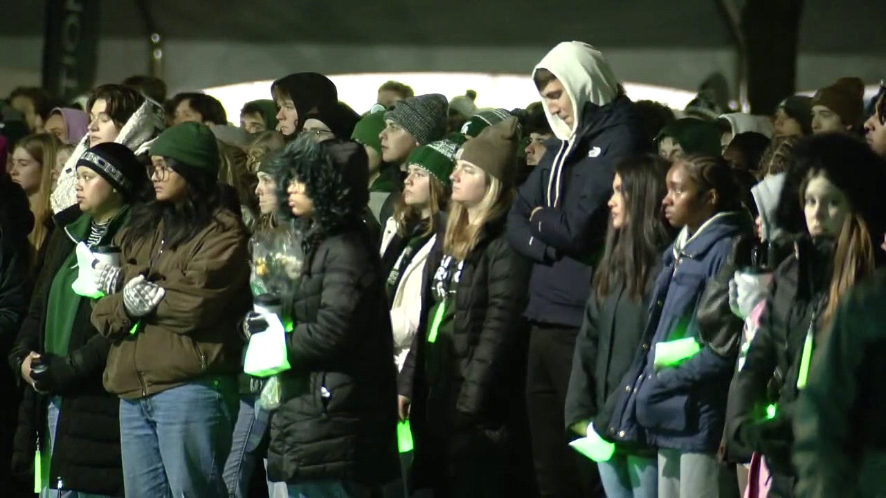 MSU vigil marks 1 year since deadly mass shooting