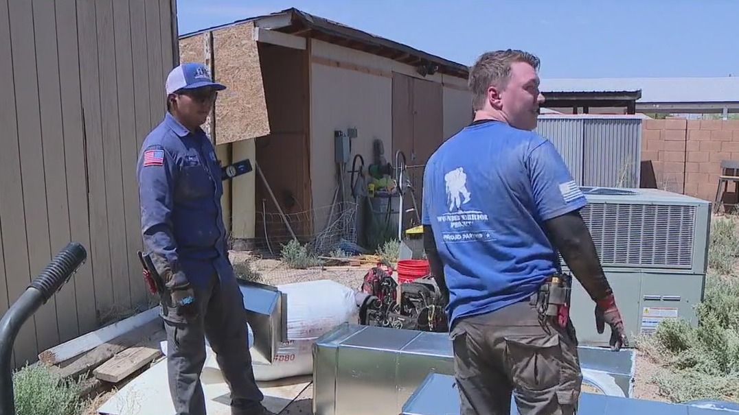 New air conditioner awarded to a Phoenix veteran