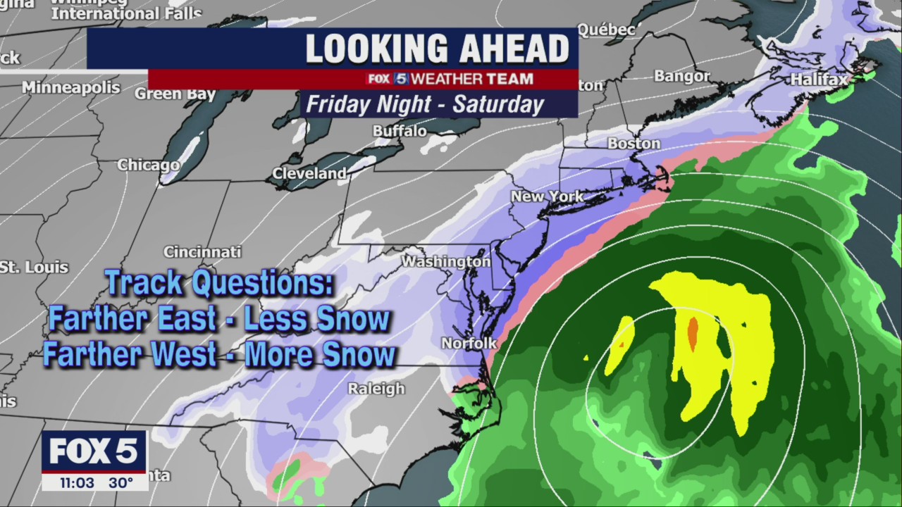 FOX 5 Weather forecast for Wednesday, January 26