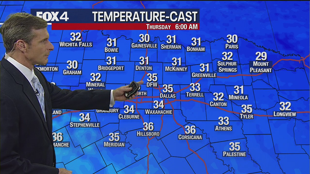 Dallas weather: Nov. 16 overnight forecast