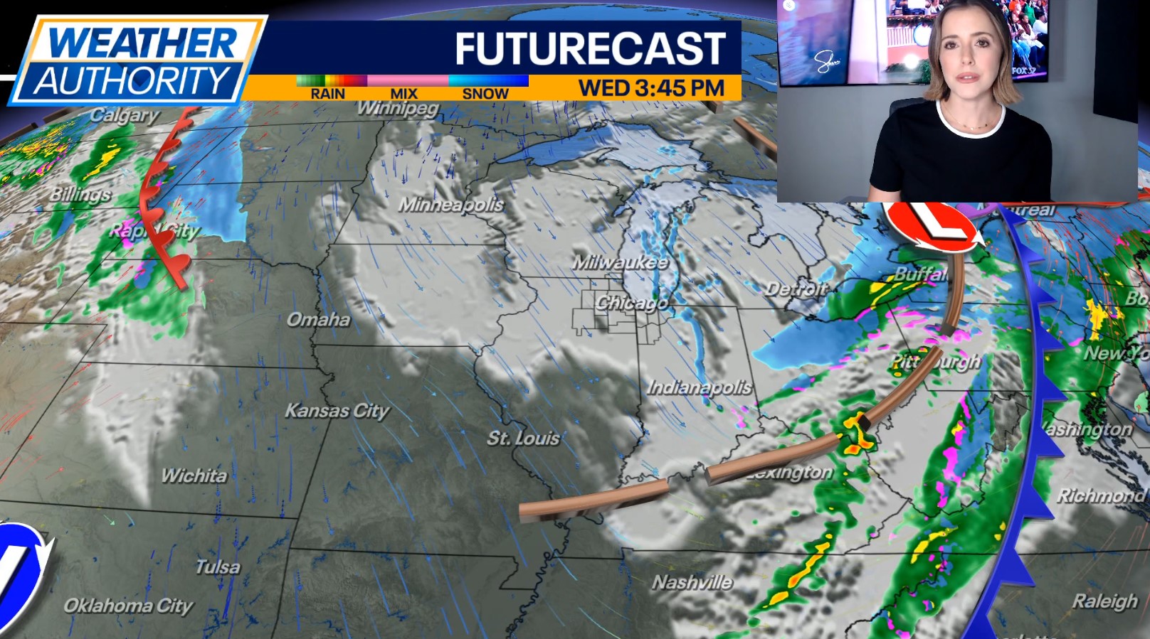 Chicago weather: Cold temps remain as snow tapers off this afternoon ...