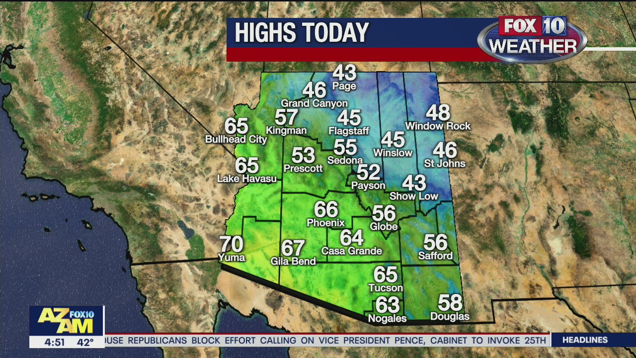 Morning Weather Forecast - 1/12/21