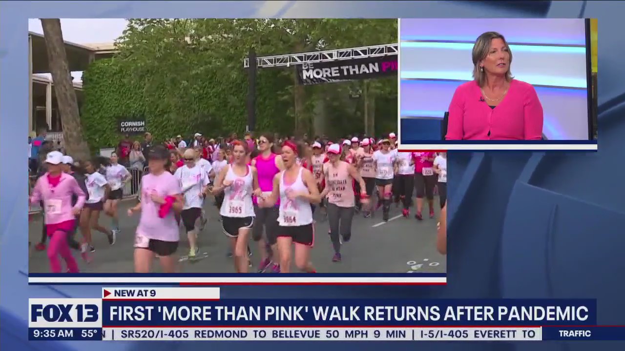 1st 'More Than Pink' walk returns after pandemic