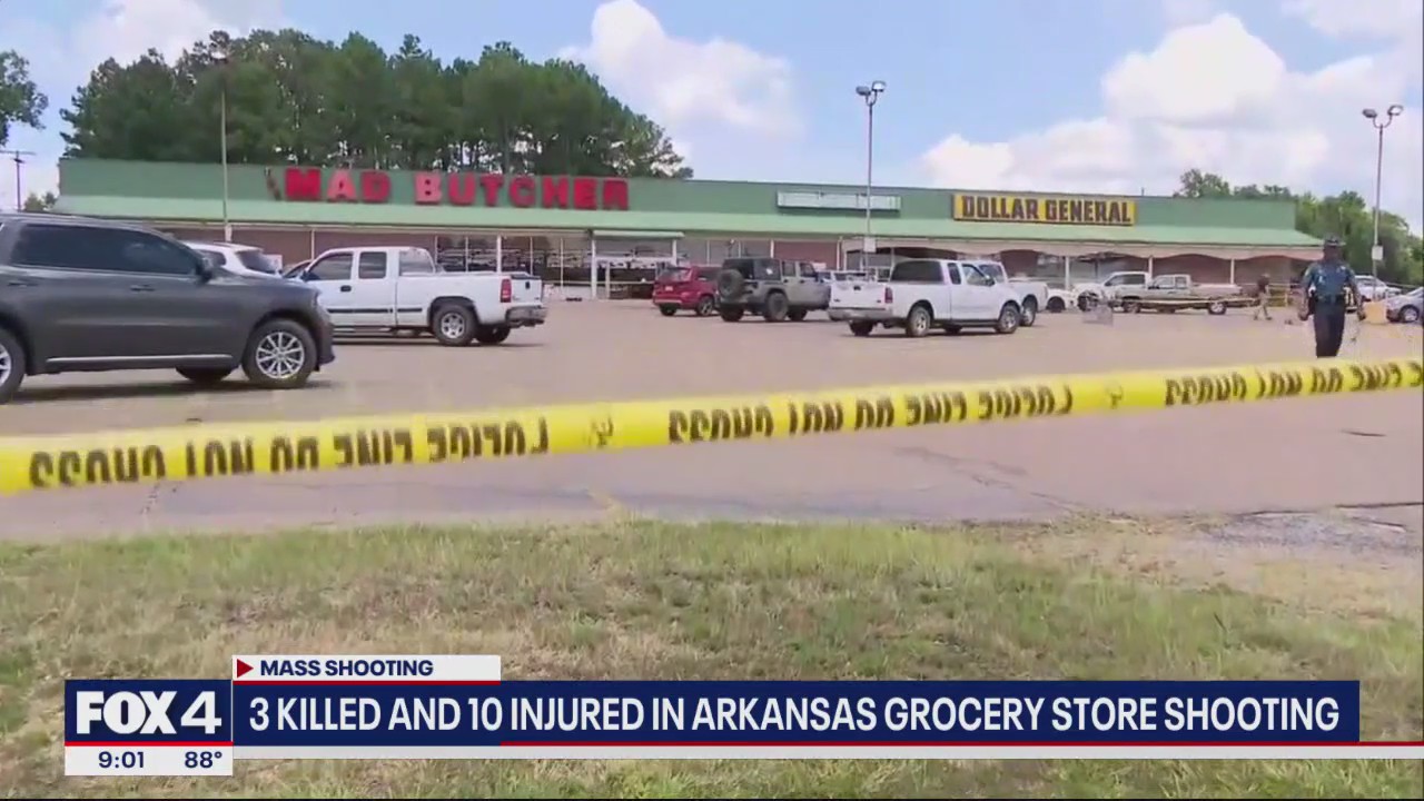 Fordyce, Arkansas shooting leaves 3 dead, 10 hurt