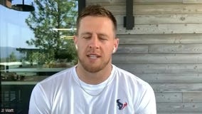 J.J. Watt talks to media about Ring of Honor induction