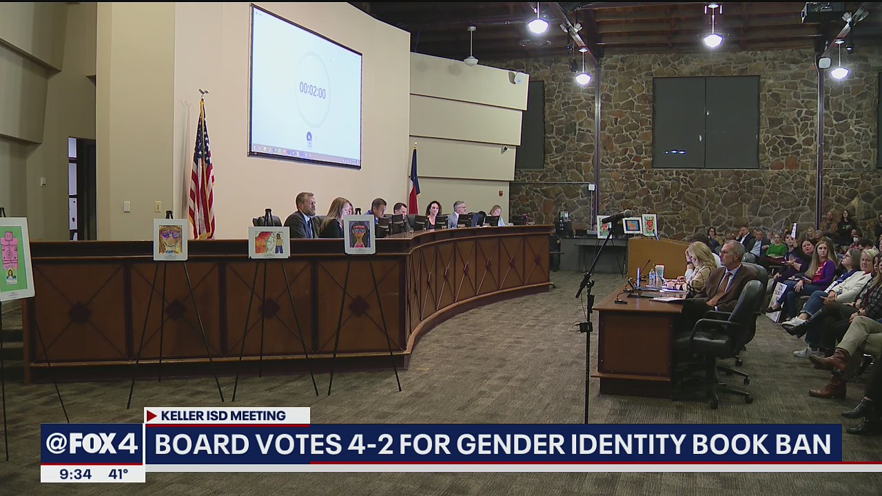 Keller ISD votes to ban books about gender identity | FOX 4 Dallas-Fort ...