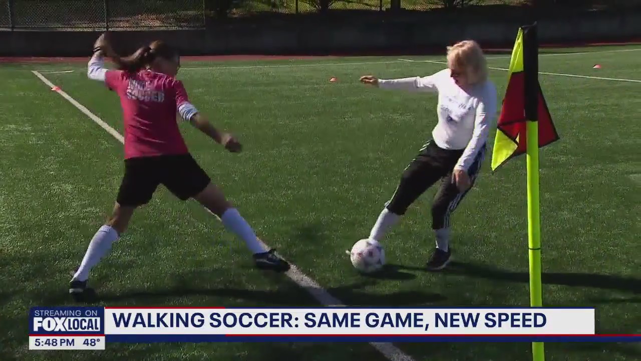 Walking soccer: Same game, new speed