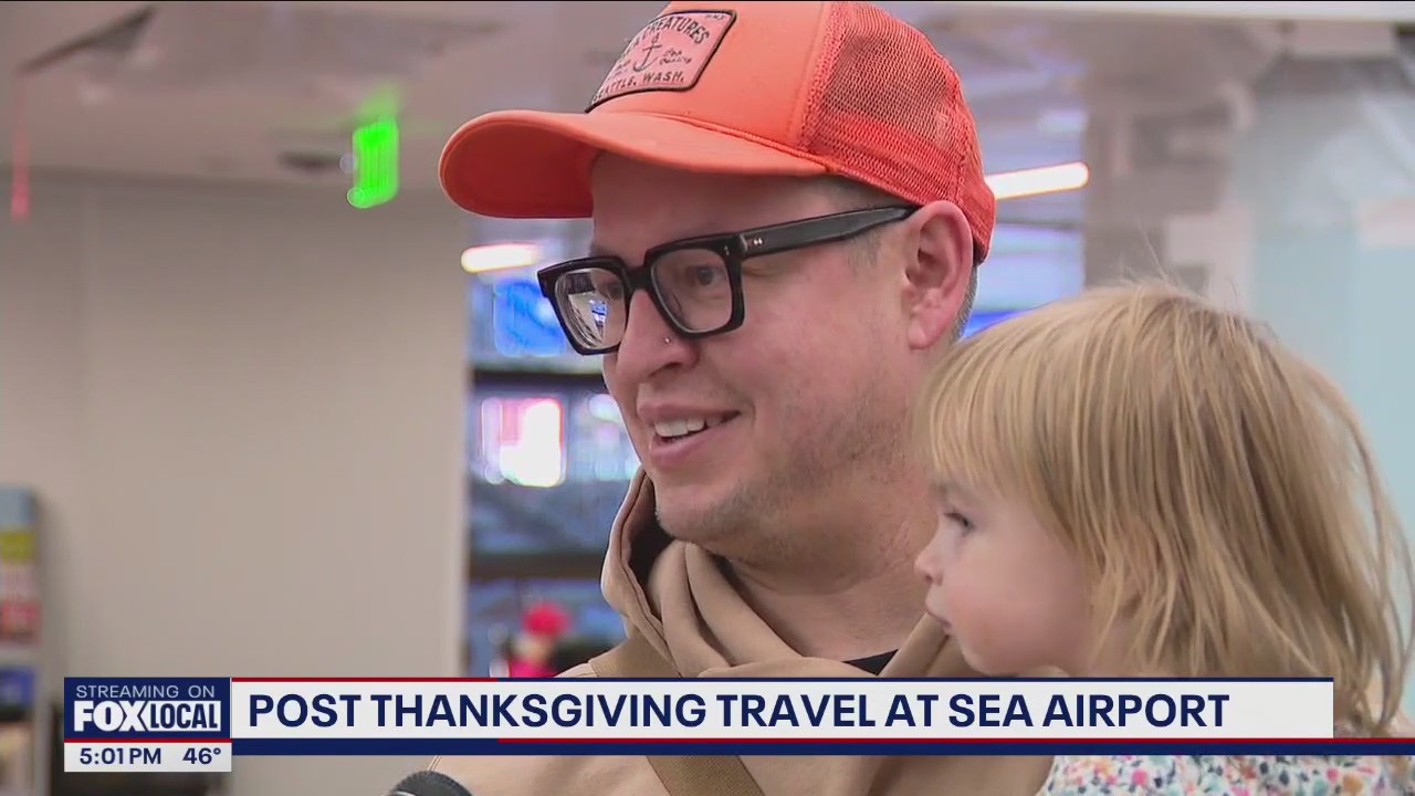 Passengers surprised by Thanksgiving travel ease at SEA airport