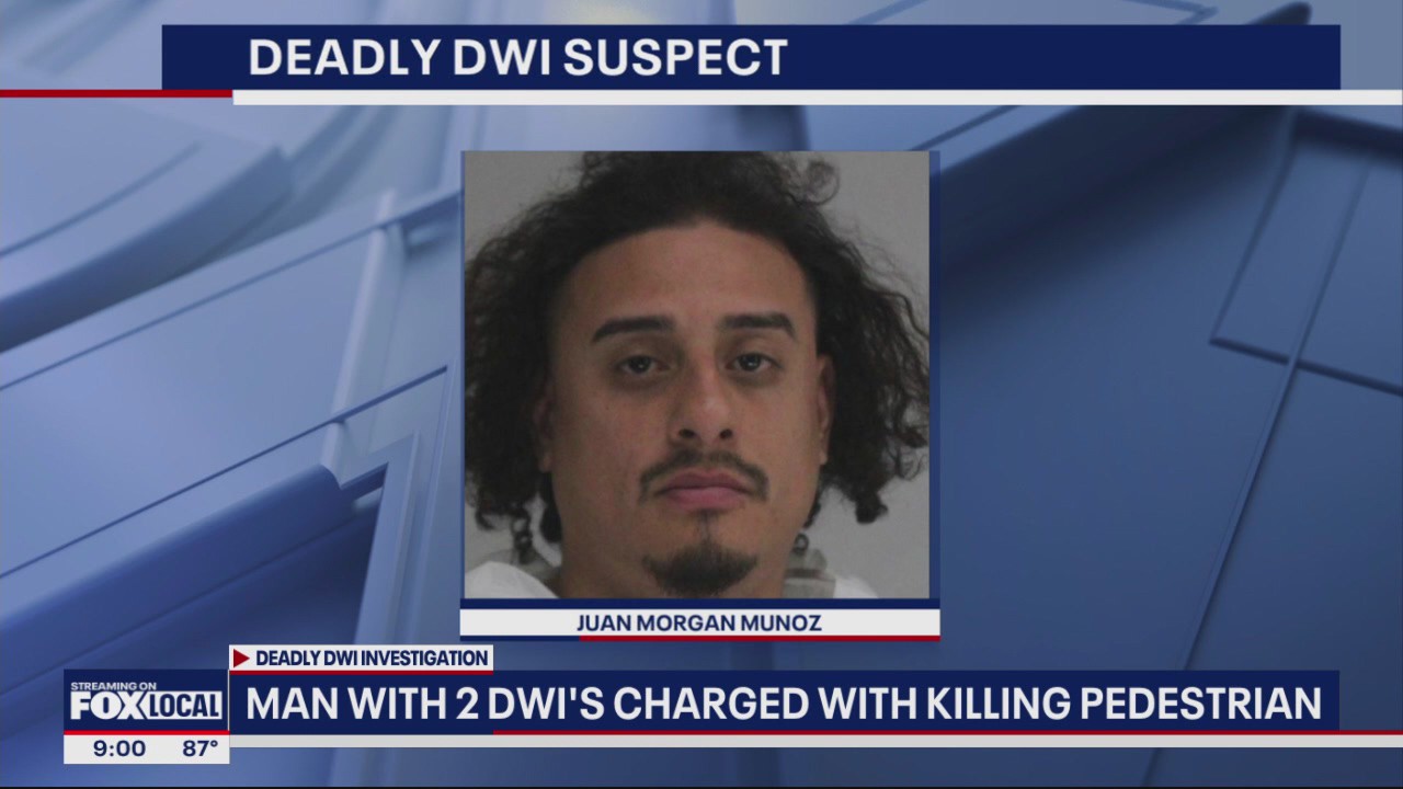 Man with 2 DWI's charged with killing pedestrian