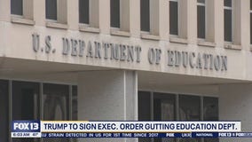 Trump to sign executive order cutting education department
