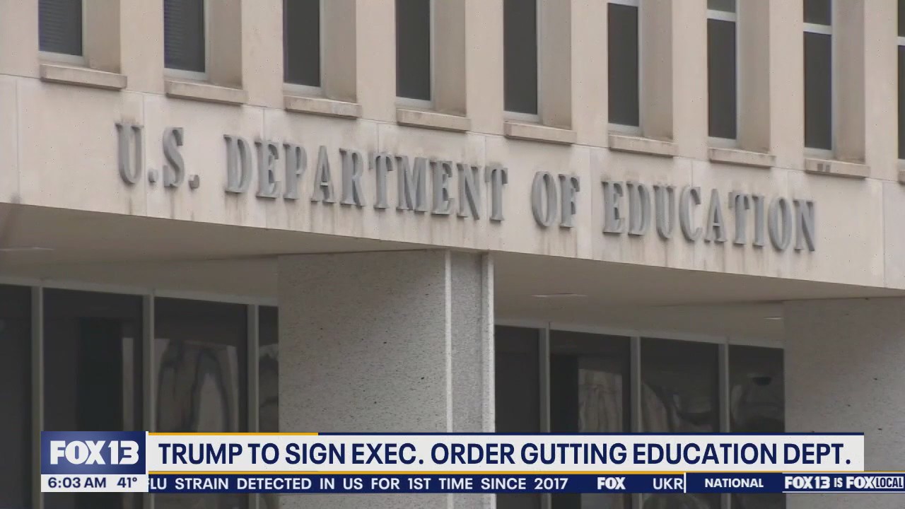 Trump to sign executive order cutting education department