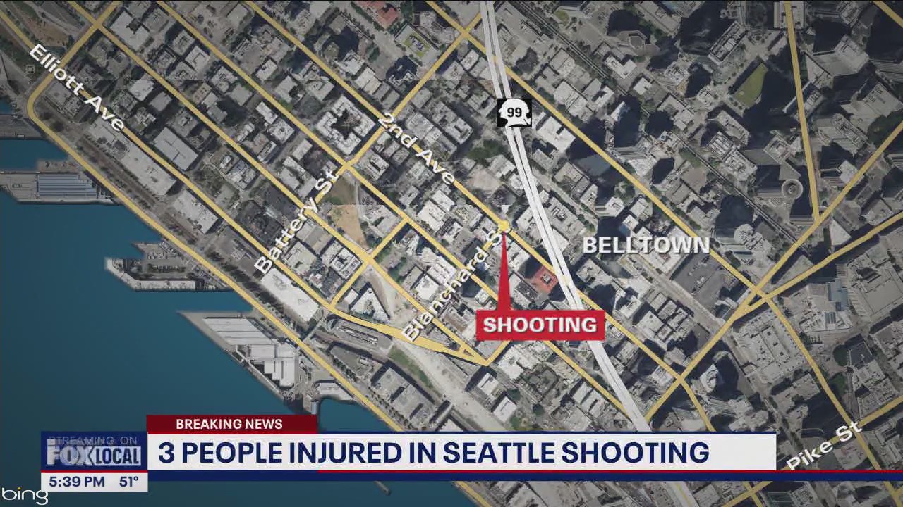 3 people injured in Belltown neighborhood shooting | FOX 13 Seattle