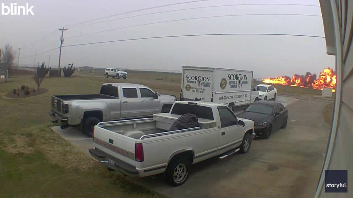 Fiery plane crash that killed NASCAR legend Greg Biffle and family captured in new video