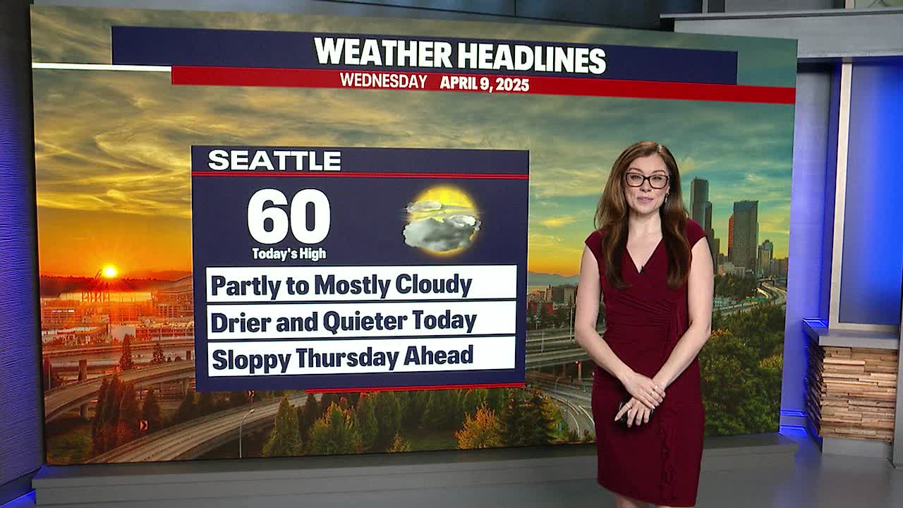 Seattle weather: Warmer Wednesday before rain returns Thursday
