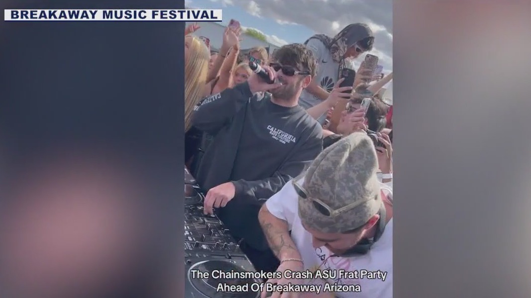 The Chainsmokers host pop-up concert at ASU frat