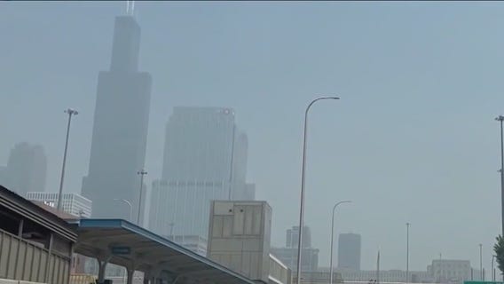 Chicago air quality deemed 'unhealthy' as smoke from Canadian wildfires descends on area