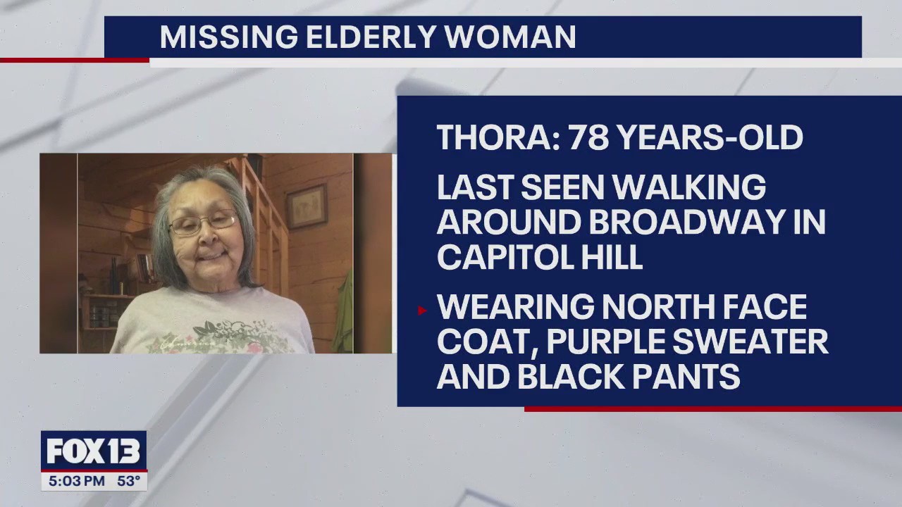 Seattle police need your help finding a missing elderly woman