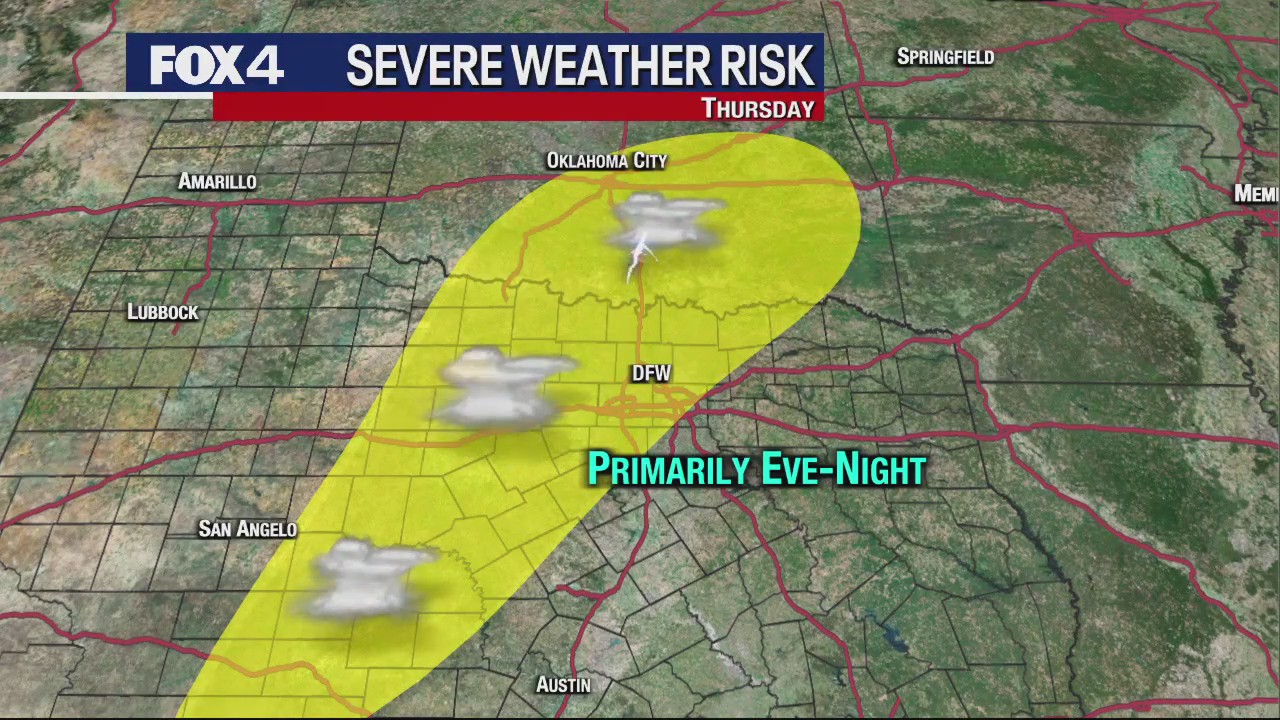 Dallas weather: March 20 evening forecast