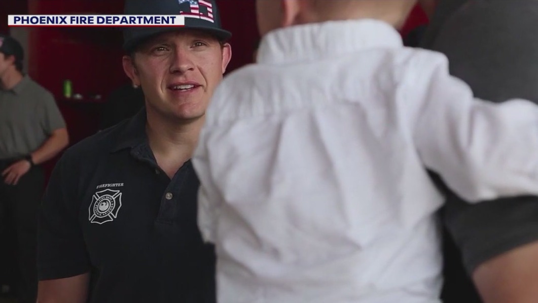 Family reunites with first responders who saved their baby