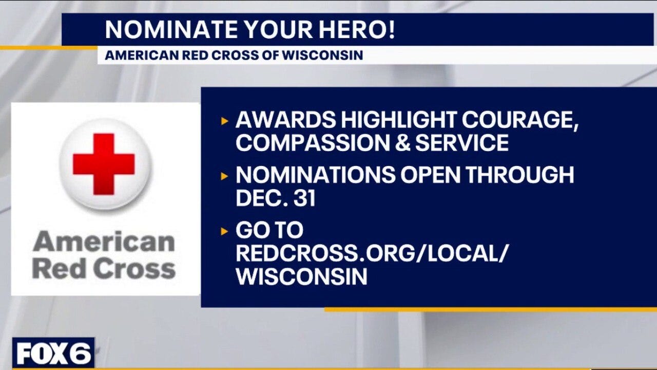 American Red Cross of Wisconsin seeks local heroes; call for nominations