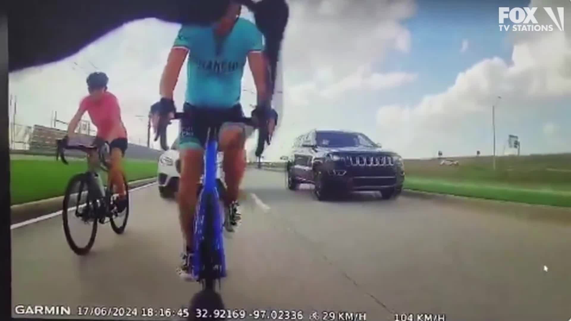 RAW: Suspected drunk driver runs over cyclist