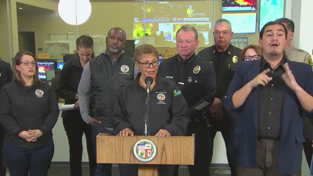Karen Bass criticized for fire budget cuts in LA