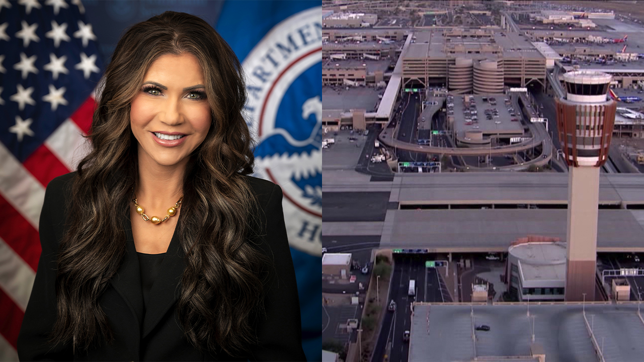 Phoenix airports won't show Kristi Noem video