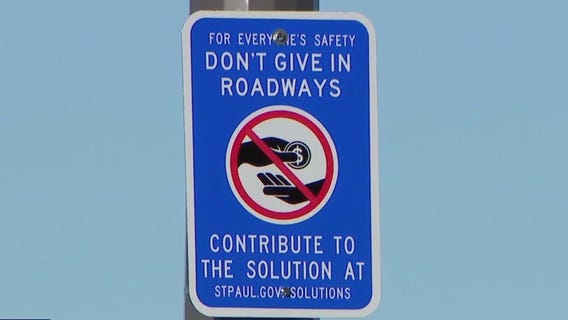 St. Paul urges drivers not to give to panhandlers
