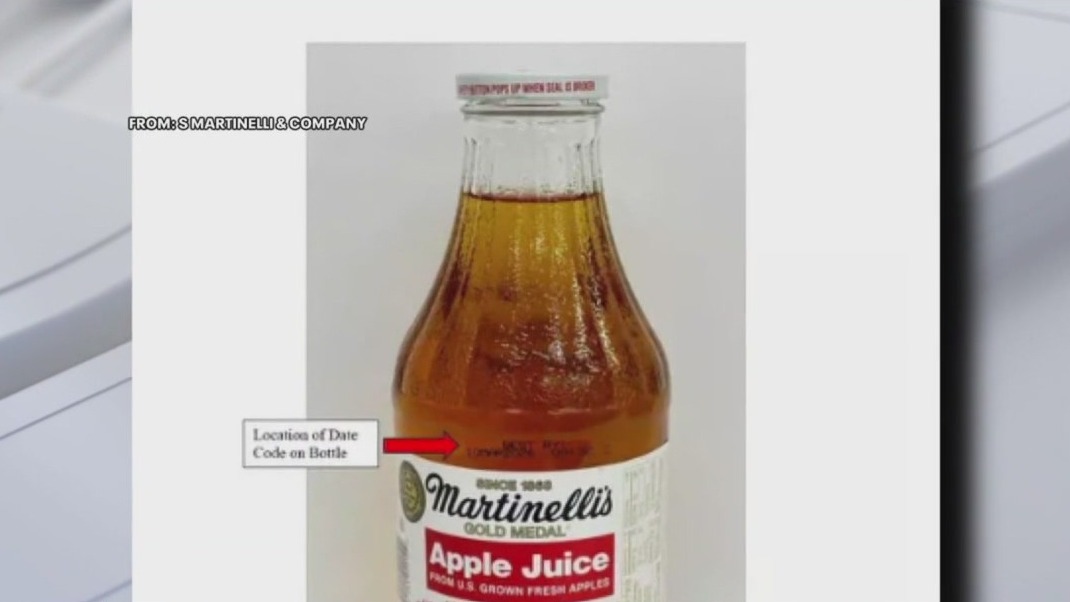 Apple juice recalled in Arizona