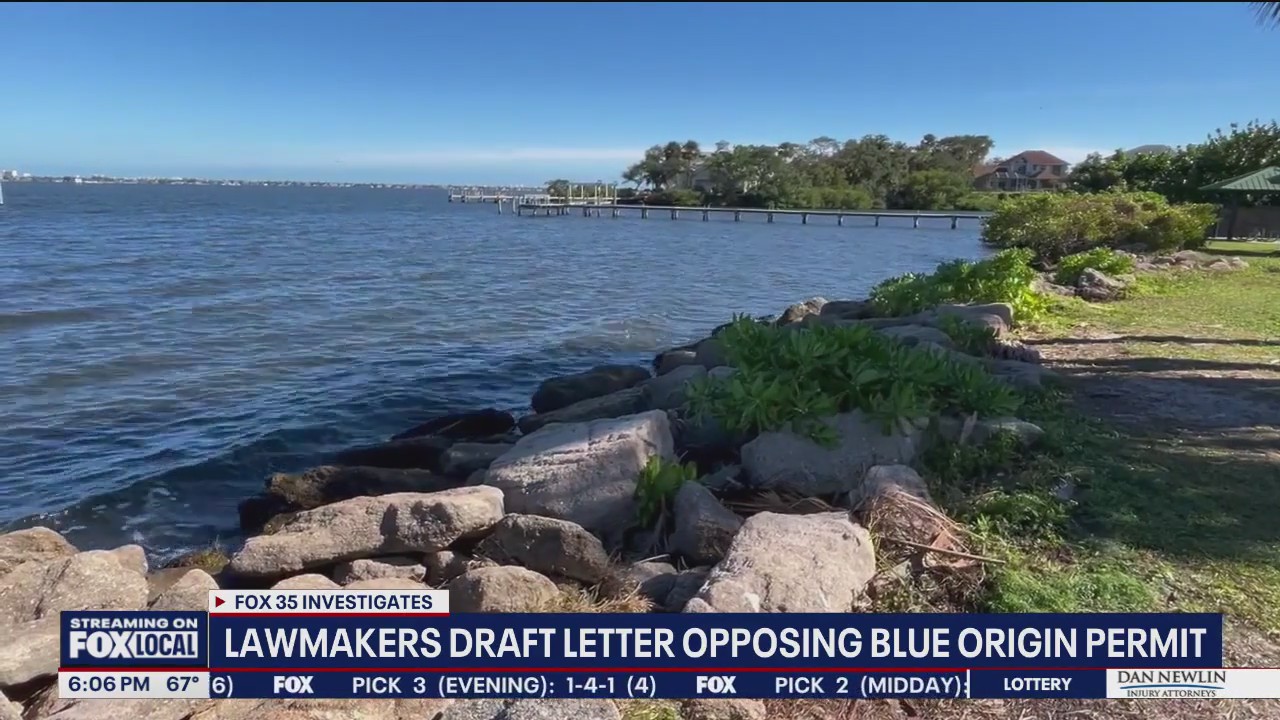 Lawmakers call for environmental review of Blue Origin wastewater permit in Indian River Lagoon