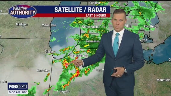 A soggy start to Tuesday with rain arriving