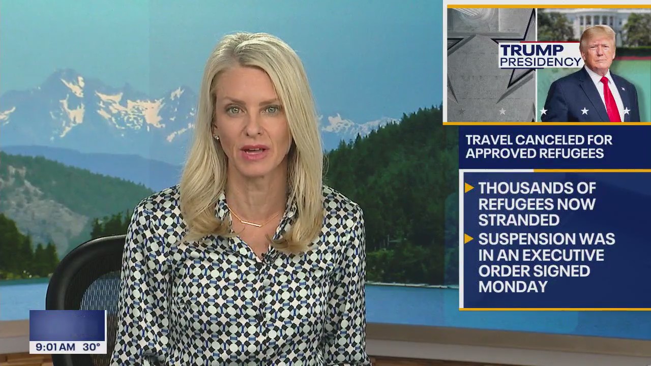 Trump cancels travel for refugees approved to enter US